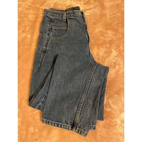 Vintage Guess Pascal 075 Mens Jeans Sz33 Loose Fit Tapered Skater Y2K 90’s Baggy - Picture 1 of 16